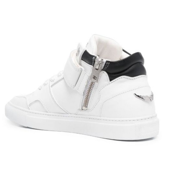 Zadig & Voltaire Logo Print Sneakers Size 8/39 NIB